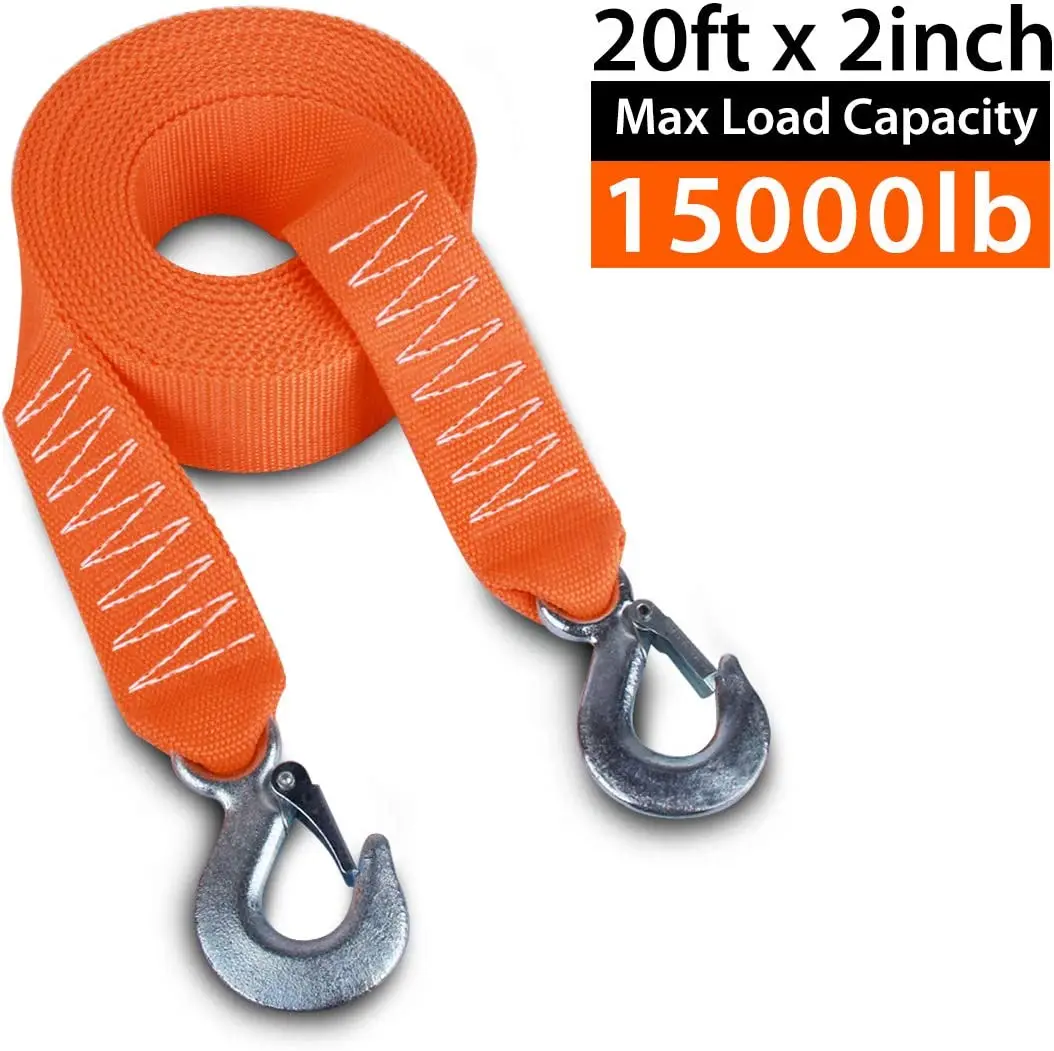 HH Manufacturer Gear Heavy Duty Recovery Off Road Tools Hook Racing Tow Strap