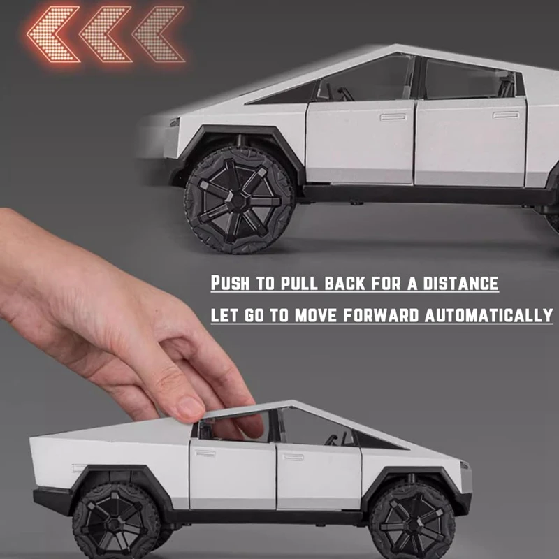 CZ 1/32 Large Pickup Truck Toy with Motorhome and Motorcycle Diecast Pickup Truck Trailer RV Alloy Model Collection Vehicles