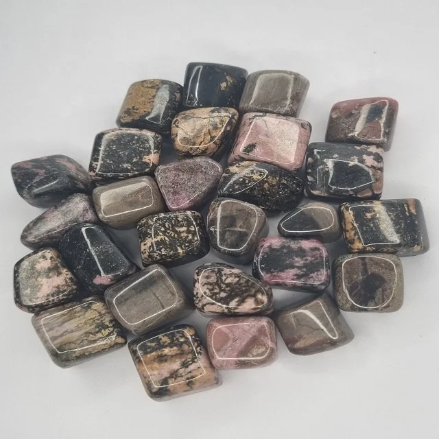  Родонит полированный барабан/Кристалл Рейки/чакра/Исцеление/медитация/оргонит/Маятники