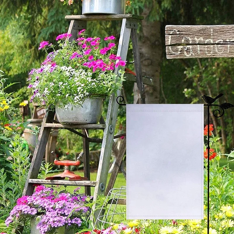 
Производитель изготовление штампованой бумаги под заказ, цифровая печать двусторонняя полиэстер декоративная садовые флаги с флагом сада стенд 