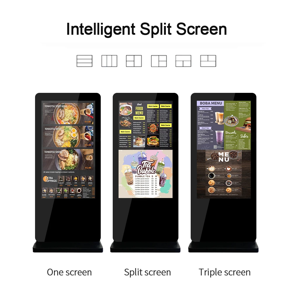 Eye-Catching OEM RK3288 IP65 SDK Odm Customized Android Screen 65 Inch Outdoor Commercial Advertising LCD Touch Kiosk Totem
