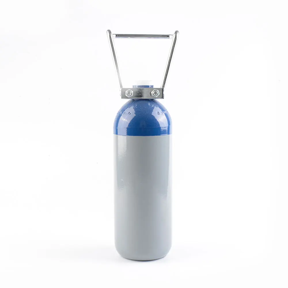 ISO9809 2.7L Small Size Industrial Gas Cylinder Argon/Hydrogen/Nitrogen/O2 Gas Tank for Industrial Use