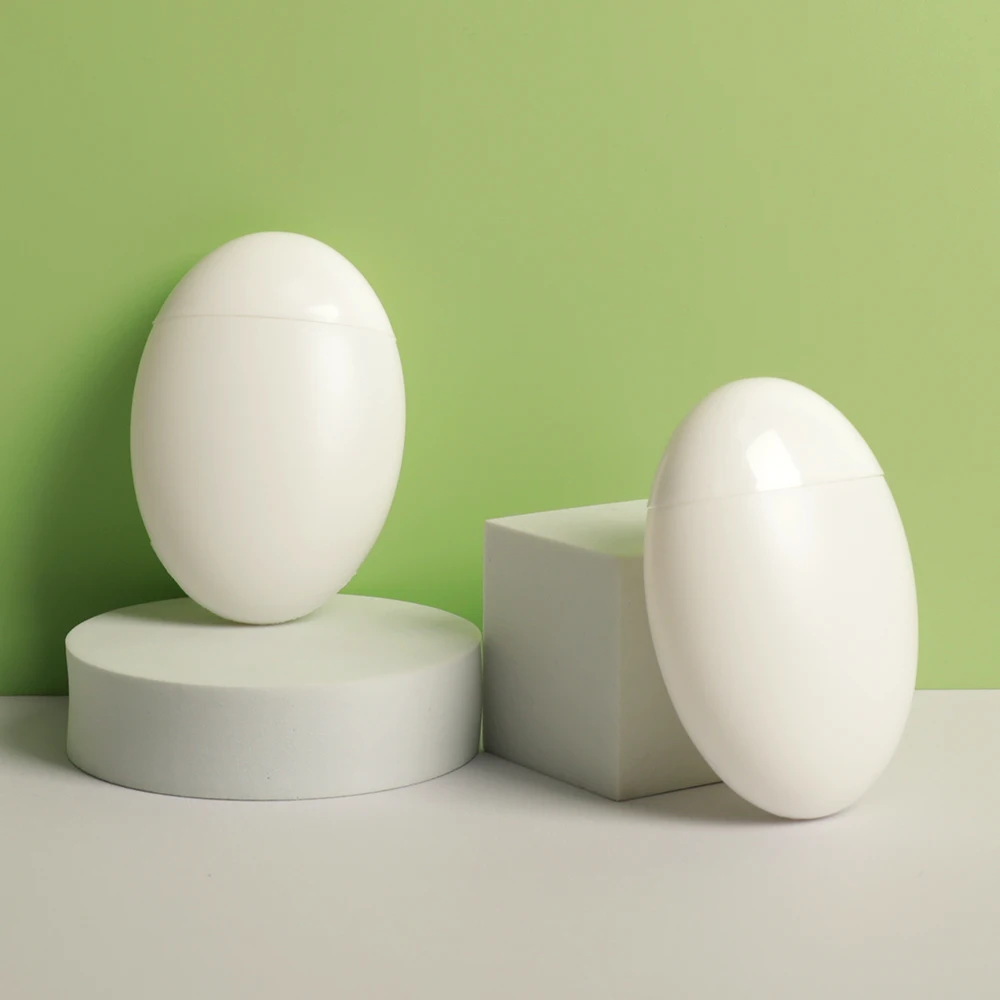 Wholesale Custom 50 Ml Empty Flat Oval Unique Bottles Plastic Skin Care Squeeze Cosmetic Packaging Face Lotion Sunscreen Bottle