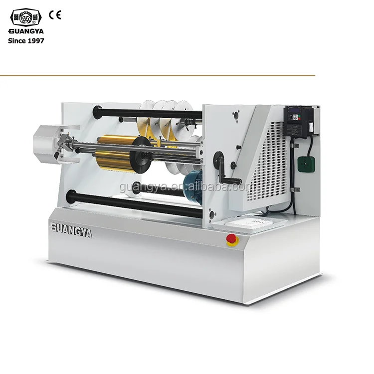 Aluminum Hot Stamping Foil Cutter Foil Slitting Cutting and Rewinding Machine