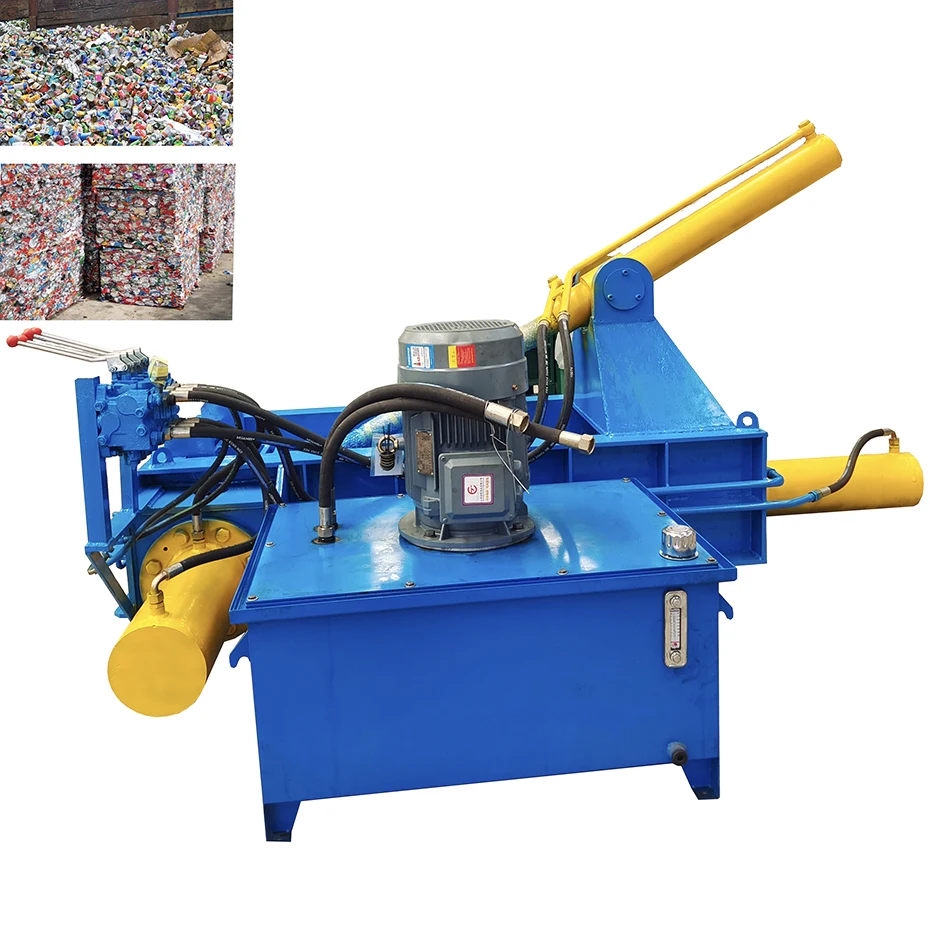 2024 Hot sale straw baler machine baler needles solar trash compactor hydorlic fresh cloth bale press machine