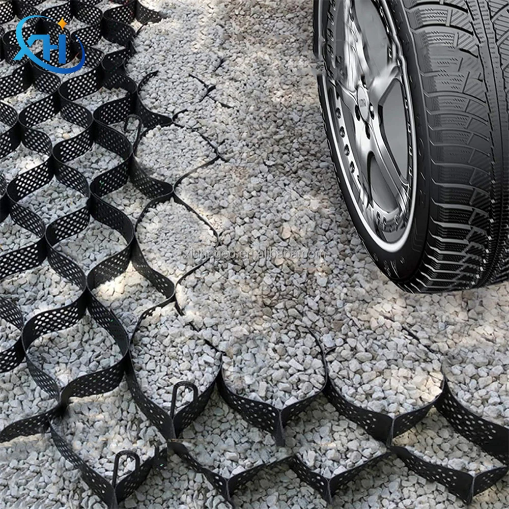 HDPE Geocell Honeycomb Cell for Foundation Construction Intense Street Load Support Gravel Filling Geo Cell