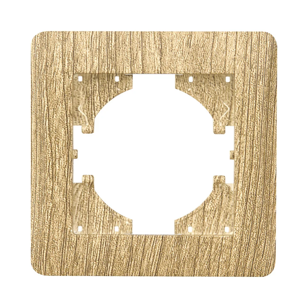 Mvava Wood Color Single European Standard Manufacturer Home 220v Wall Socket And Switch Electrical Power Wall Outlet Socket