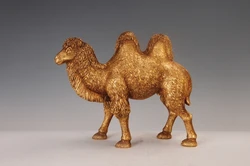 Polyresin golden resin animal camel figurines  home decor sculpture gifts & crafts
