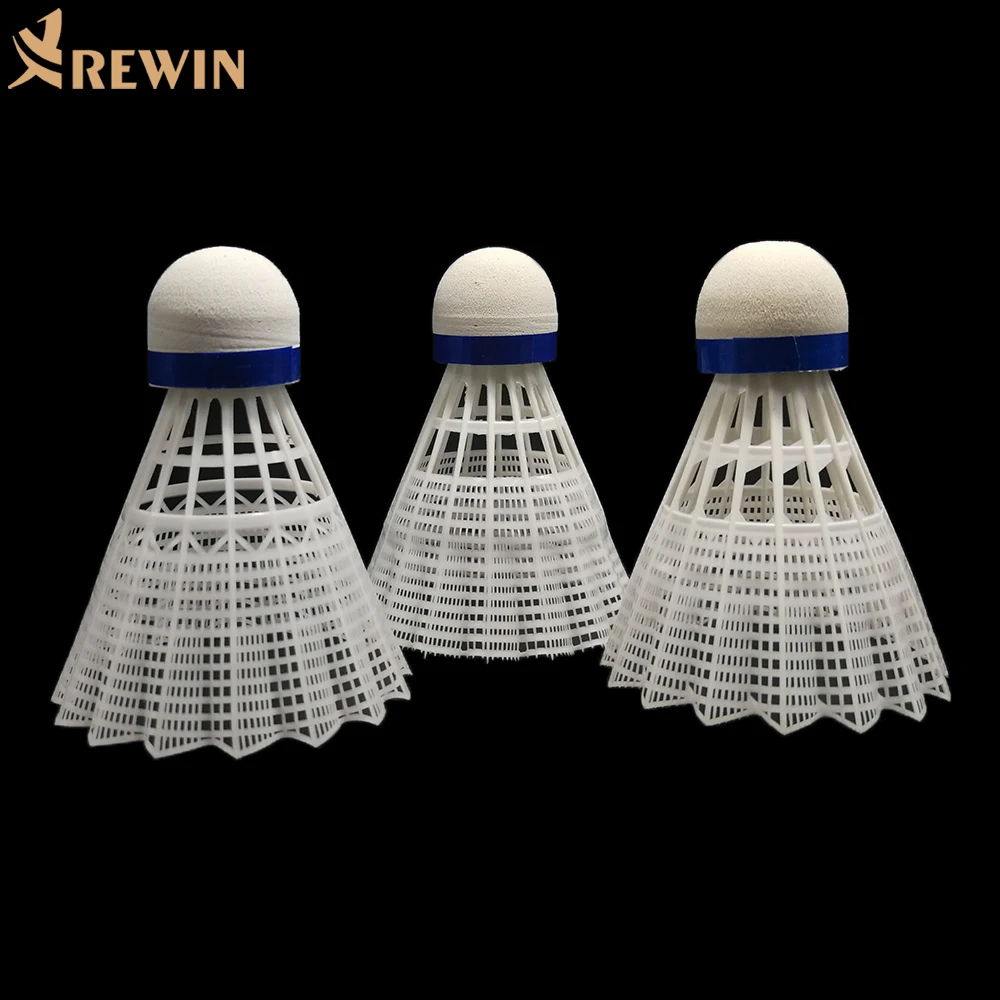Most Durability OEM Cheap Pro666 Plastic Nylon Badminton Shuttle Cock For Practice