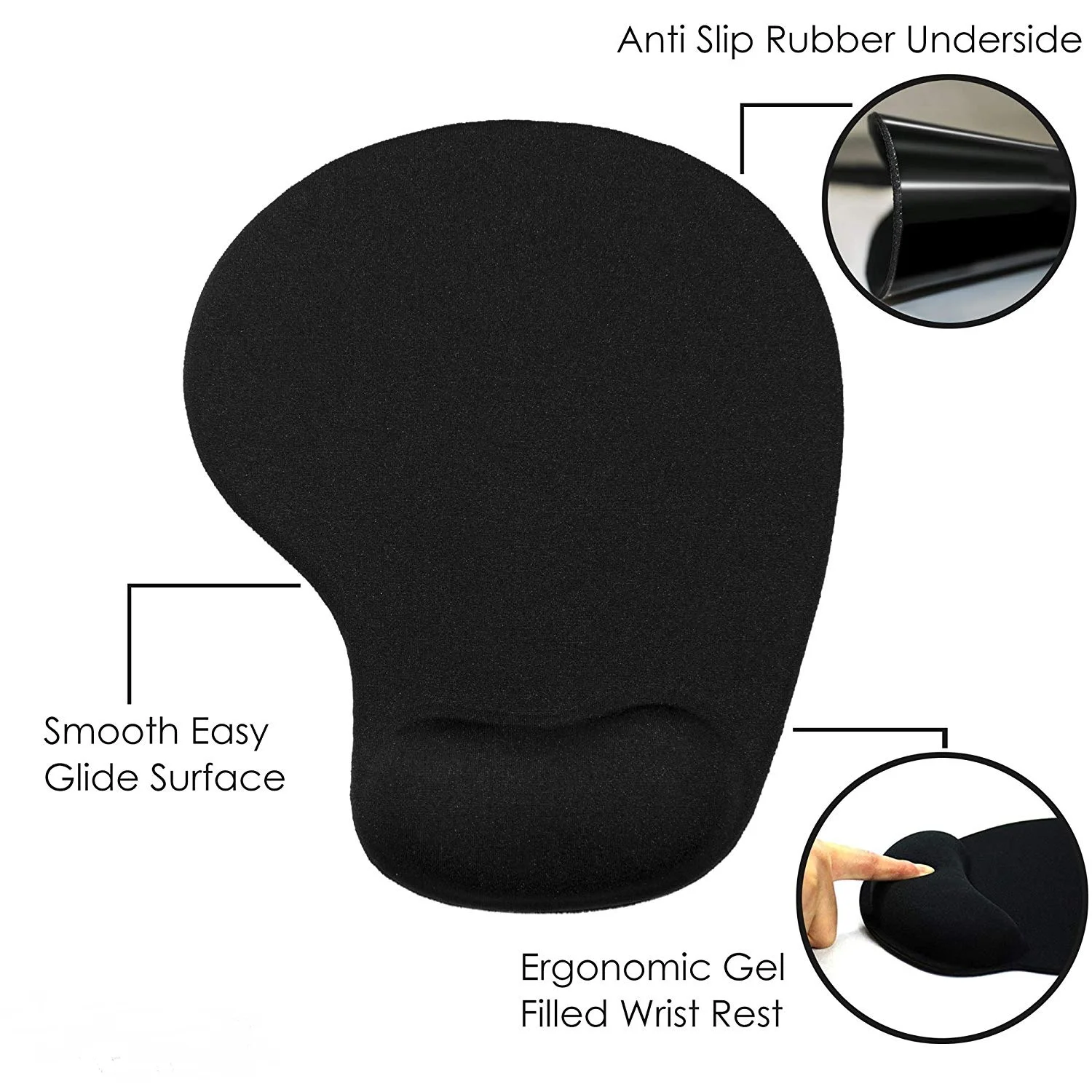 Custom Wristband Super Soft Silicone Wristband Mouse Pad Office Game Support Personalized Custom Logo Pattern