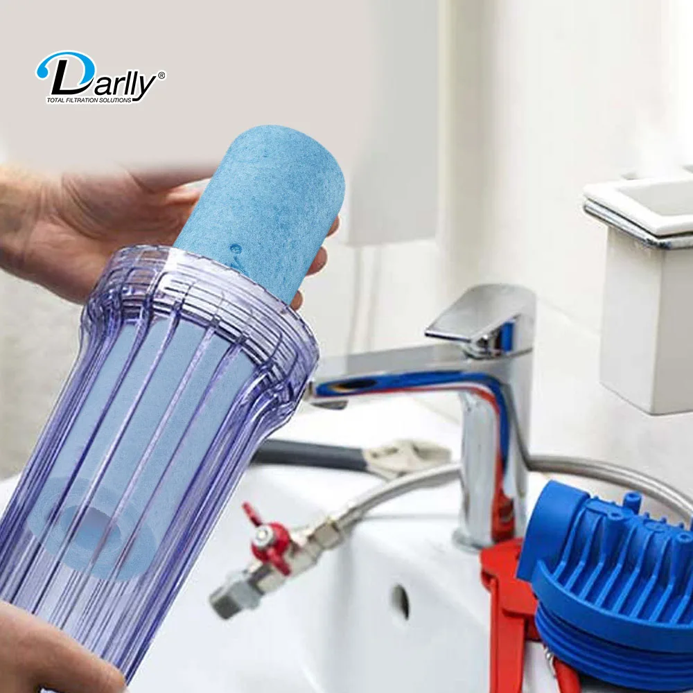 Drinking Water PP Melt Blown Filter Cartridge Drinking Water System with Silver Ion Ingredient