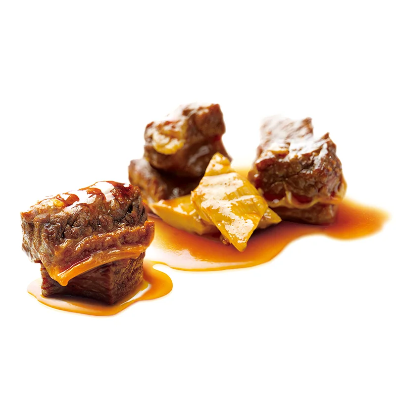 
Braised beef with black bamboo shoots 