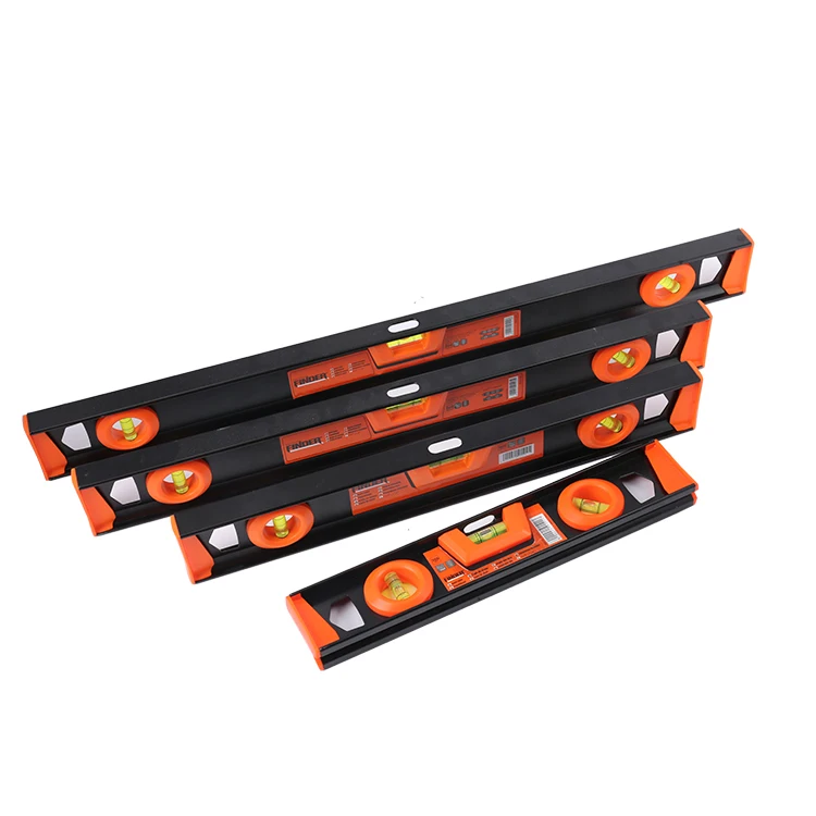 6 sizes Heavy-duty Aluminum box level Professional Type Magnet Aluminium Spirit Level 300mm~1000mm