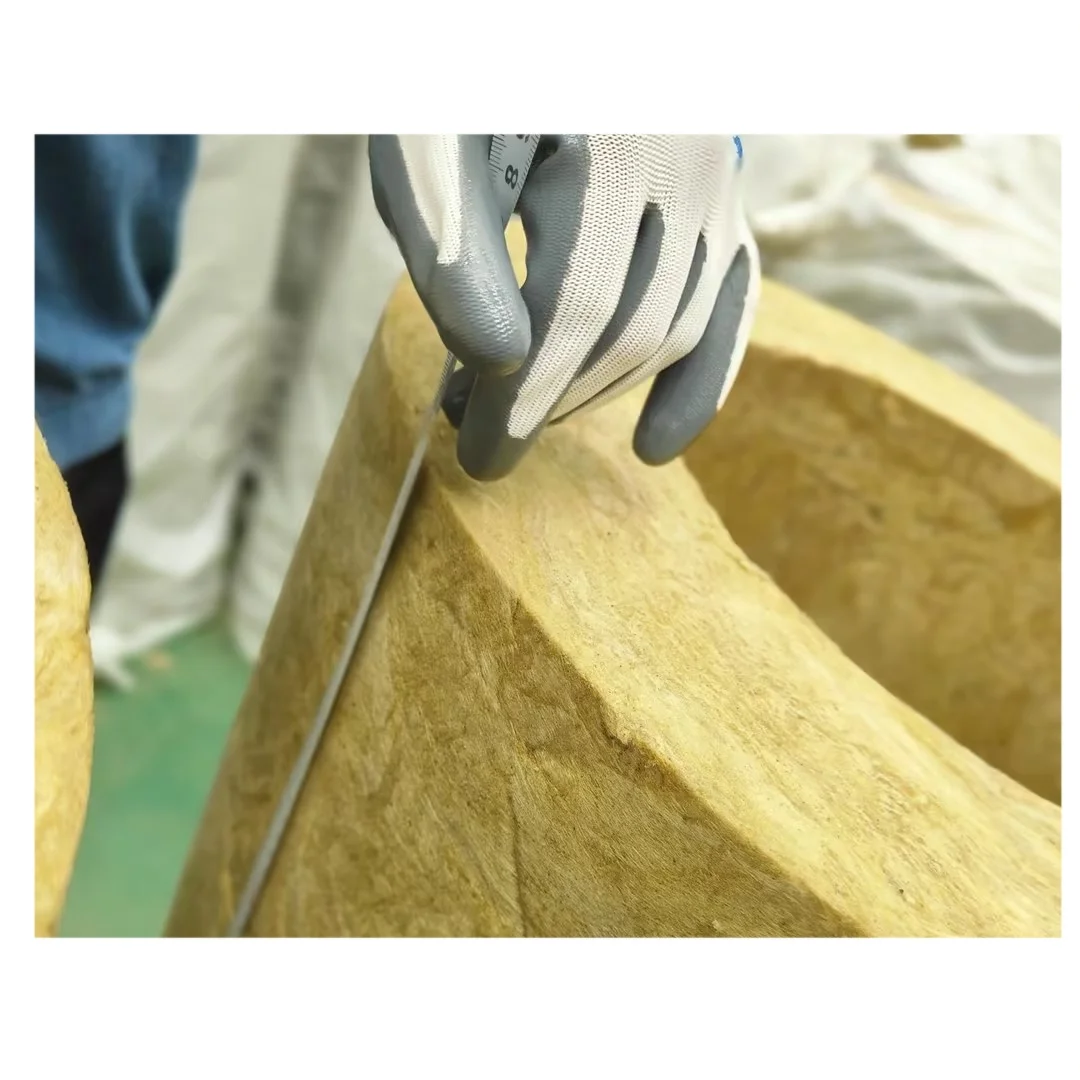 ISOKING Fire retardant rock wool pipe for Oil refinery equipment