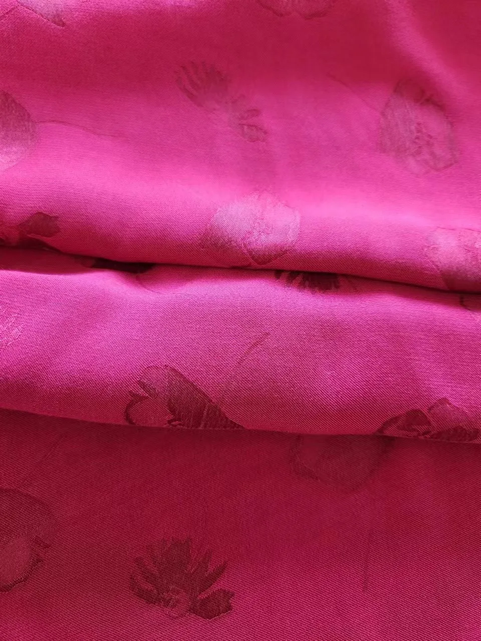 import fabric cupro rayon jacquard fabric for women garment