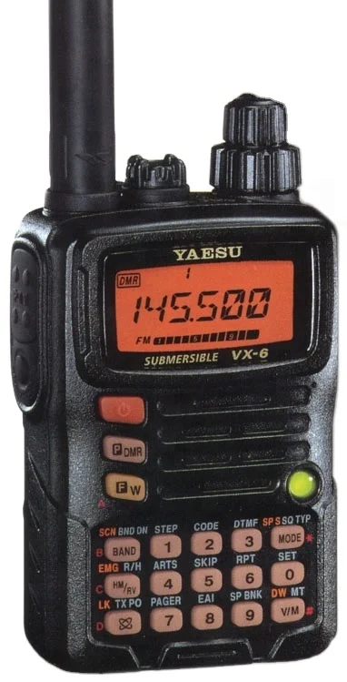 
YAESU VX-6R VHF/UHF Dualband Handheld Transceiver 