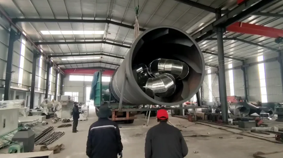 Hot sale large processing capacity tumble dryer rotary drying equipment for metallurgy industry