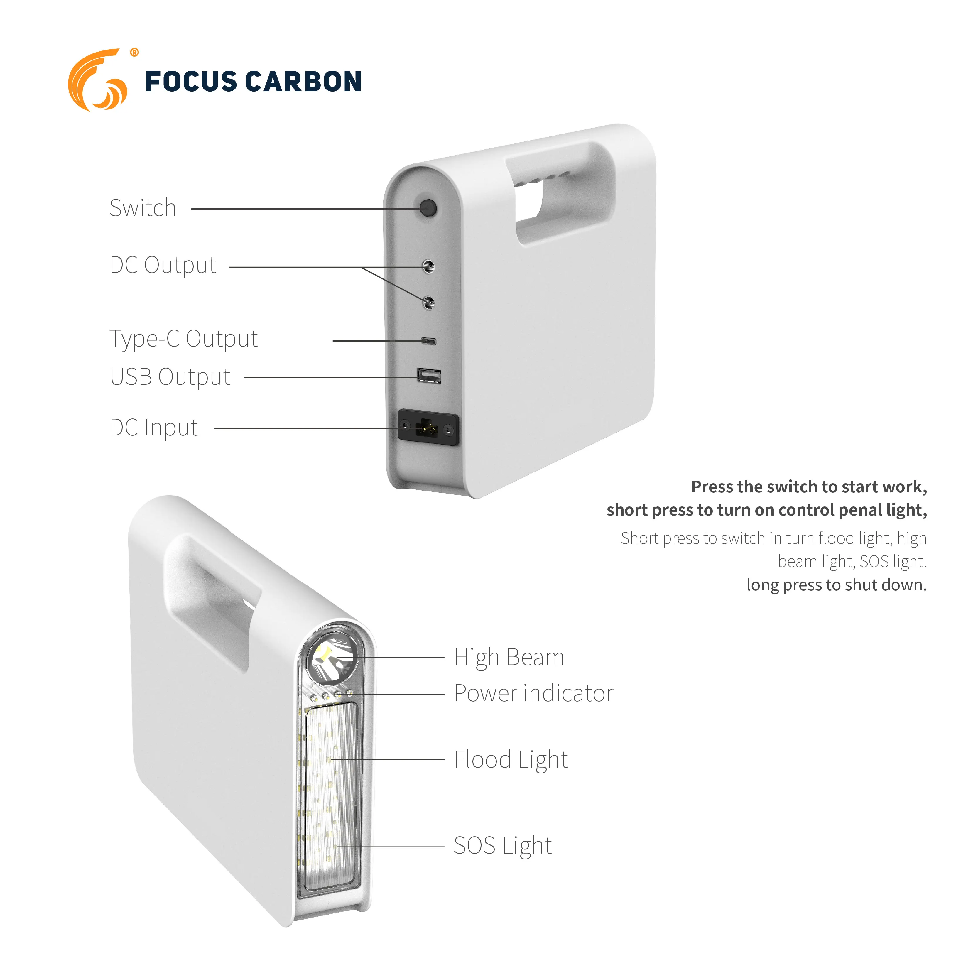 Solar small energy small battery - Solar Carbon Free  LiFeP04 battery 80Wh