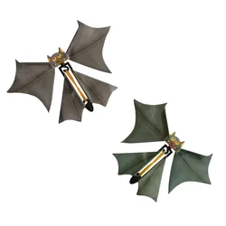 Hot Selling Magic Prop Flying Bat Rubber Band Wind Up Paper Flying Bat Funny Surprise Prank Joke Magic Toy For Kids Children