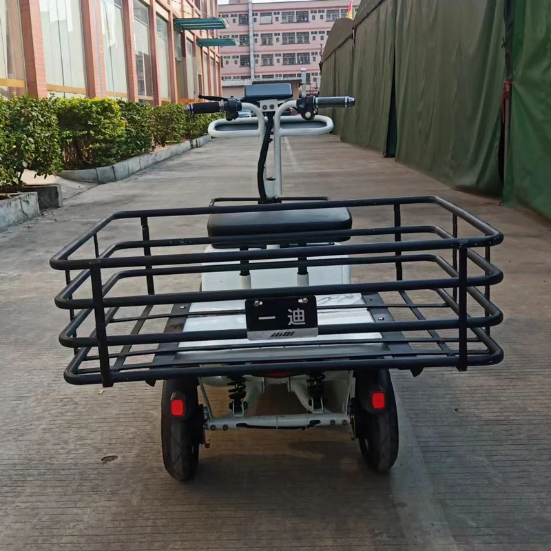 48V 1000W Mobility 4 Wheel Electric Cargo Bike 4 Wheel High Speed Electric Cargo Tricycles