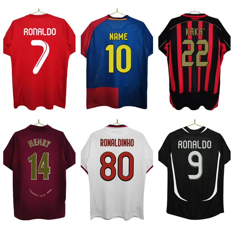 High Quality Unisex Adult Soccer Wear Vintage Quick Dry Short Sleeve Football Jersey for Men