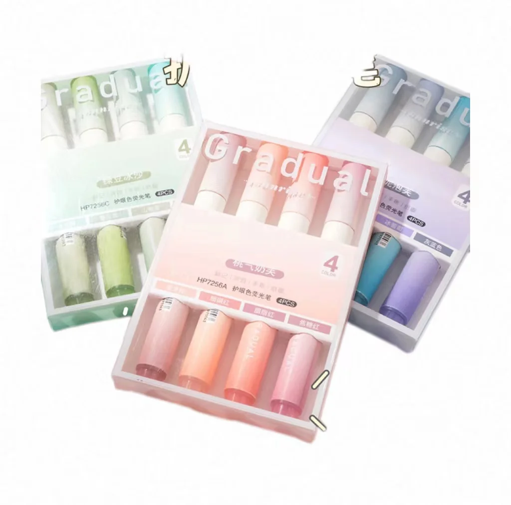 Лидер продаж оптовая продажа 4 цвета макароны Morandi светлые защита для глаз мягкий фетр маркер набор маркеров