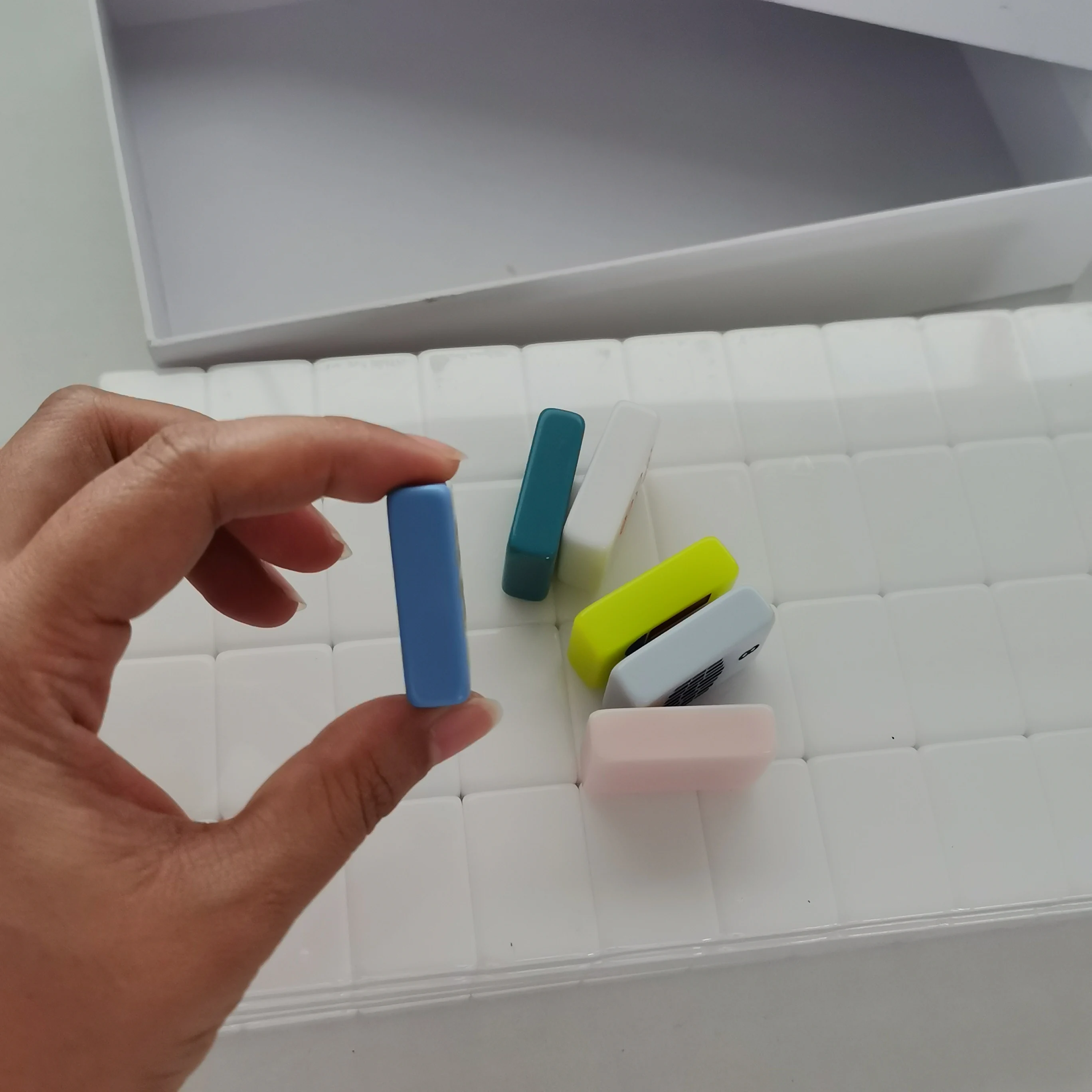 American Mahjong Set,166 Quality Acrylic Tiles with Colorful Prints Educational Board Games & Activity for Teens, Adults