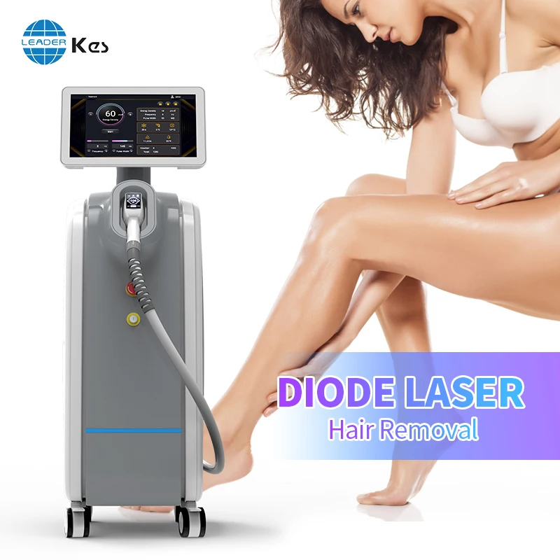 KES Threewavelangts Laser Hair Removal Professional Painless Laser Hair Removal Machine Permanent Beauty Equipment