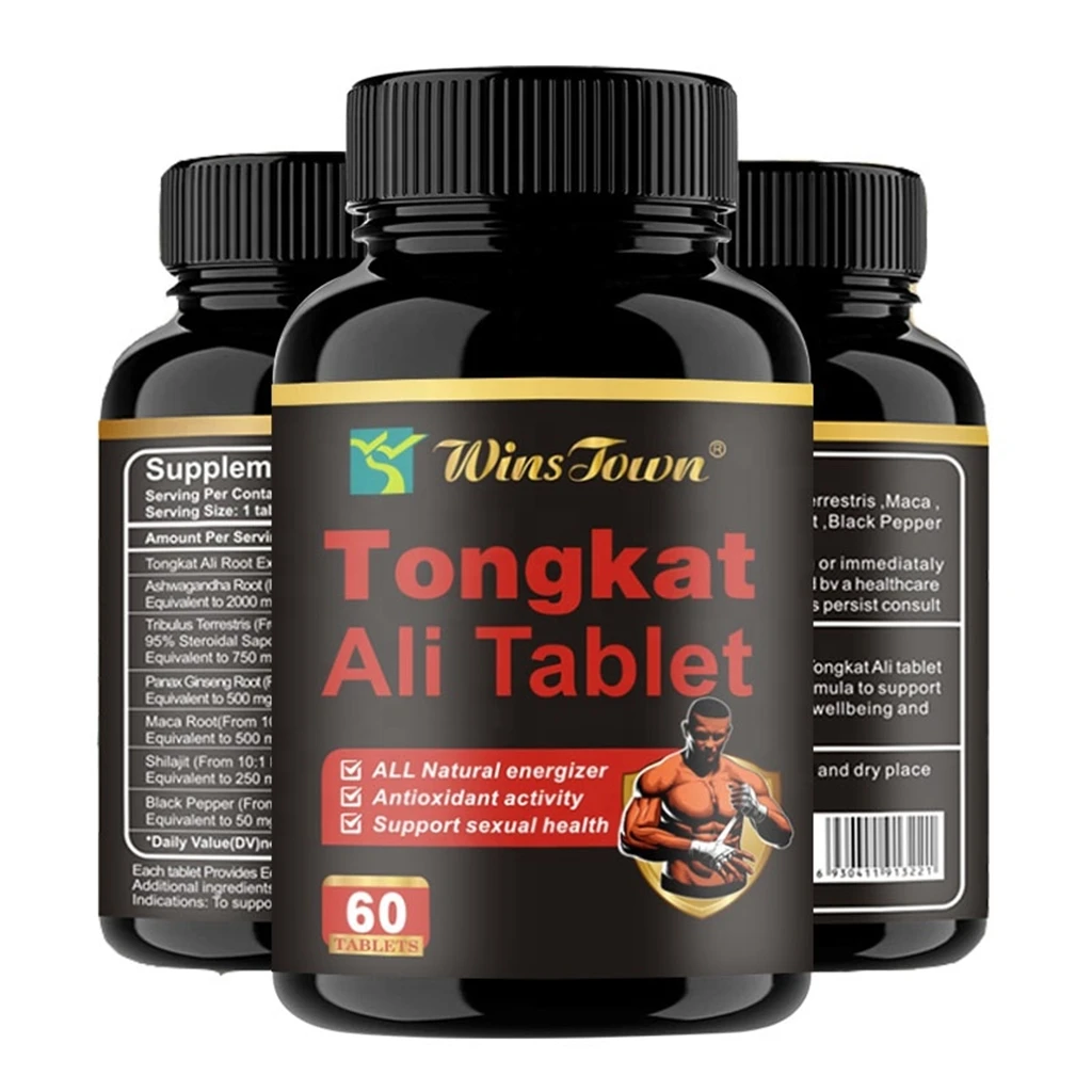 Private label Tongkat ali extract tablets organic supplements ashwagandha maca Capsules Natural men energy tongkat ali capsules
