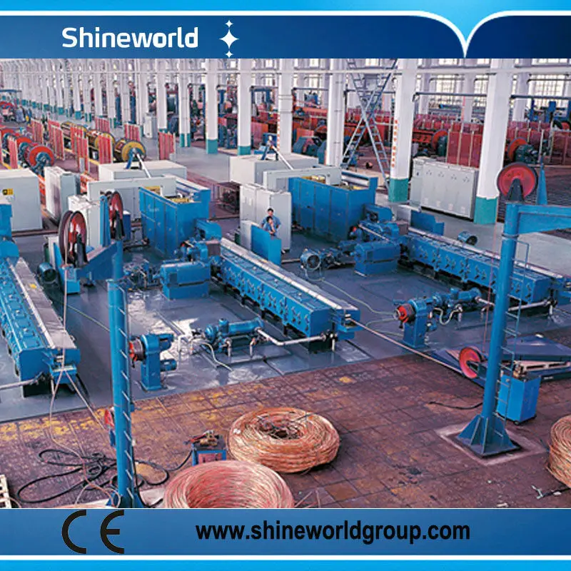 Electric Wire Cable Making Machine Copper Rod Breakdown Drawing Machine