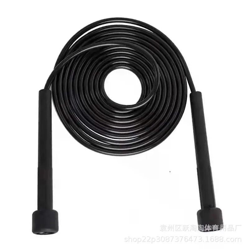2025 Custom Logo Wholesale Ball Bearings New Trends Fitness Adjustable Length Skipping pvc Jump Rope for strength Training