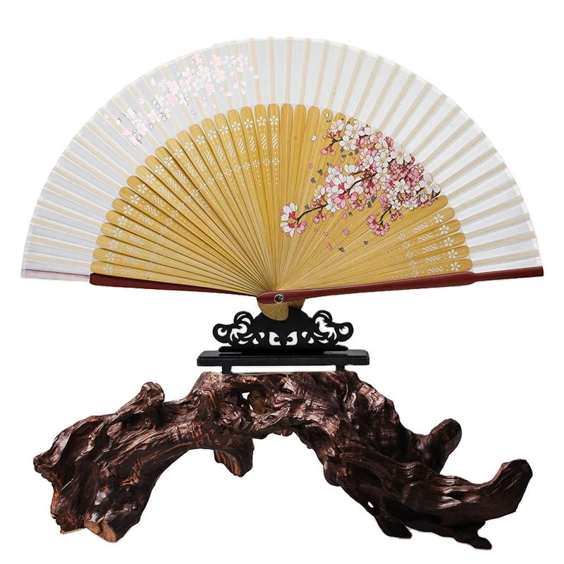 Professional Manufacture Cheap Gifts Handicraft Custom Bamboo Japanese Style Fan
