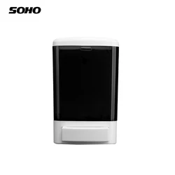 Manual Soap Dispenser Kitchen Bathroom Wall Mounted Soap Dispenser Commercial Soap Dispenser for Liquid Containers Shampoo Gel C