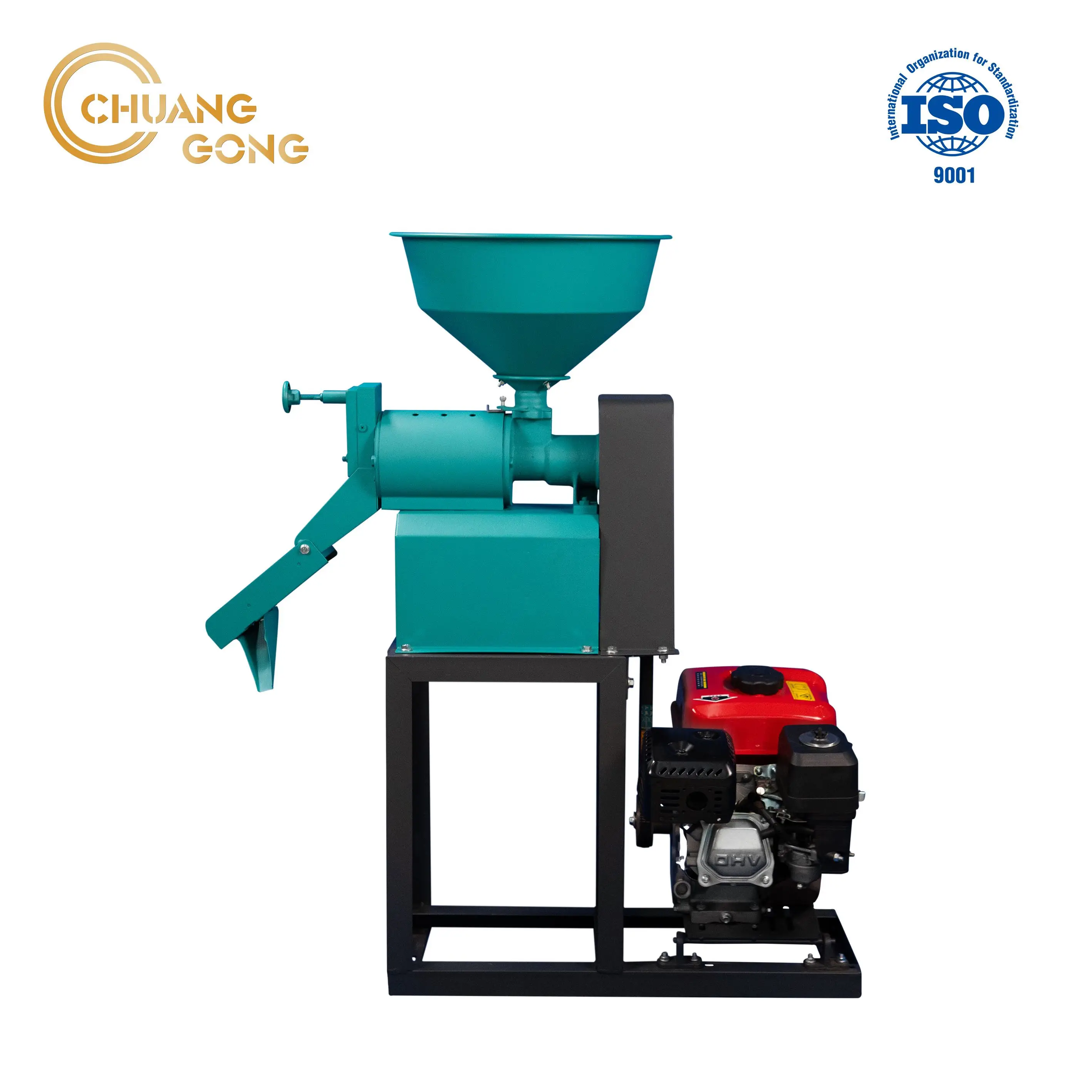
Chuanggong 6N40 Mini Rice Mill with Gasoline Engine in India 