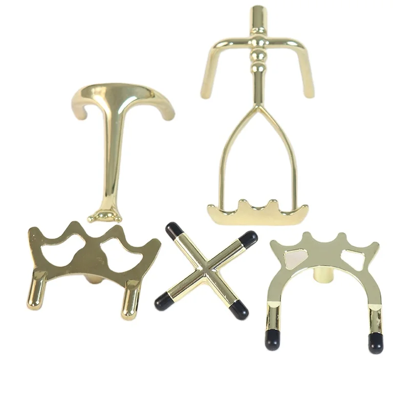 Wholesales Stick Bridge Rod Plastic Rest Galvanize Removable Brass Slip-On Billiard Bridge Head for Pool Cue Stick