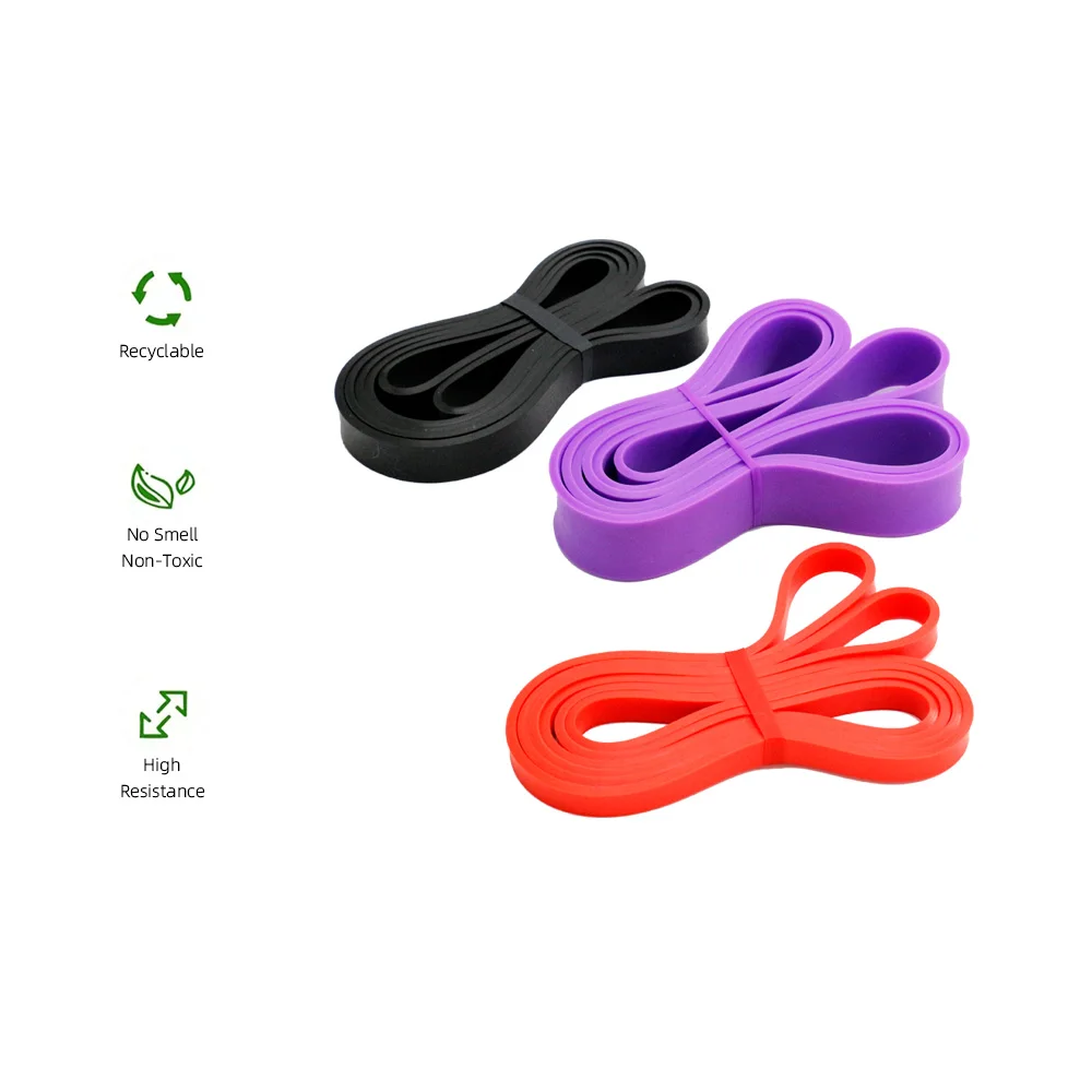 Thicken Yoga Training Resistance Band Exercise Resistance Loop Bands Natural Latex Rubber Bands For Gym Training
