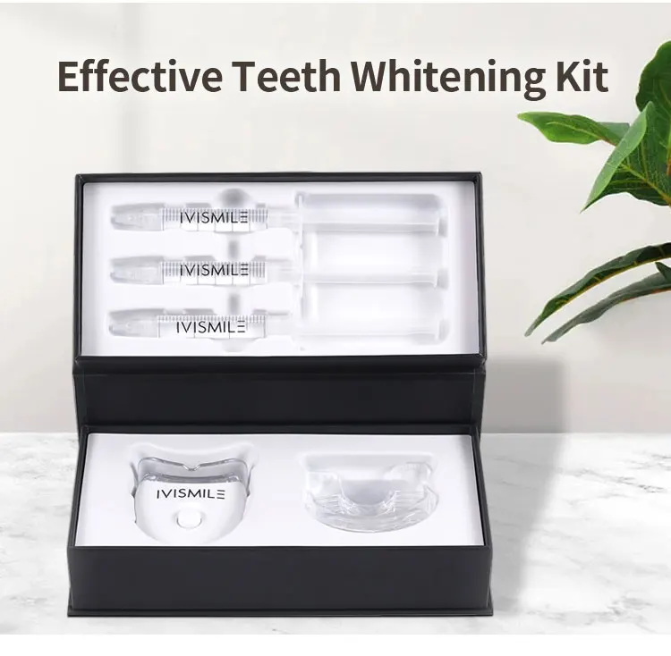 IVISMILE Oral Care Dental Bleaching Kit 10Mins Device 35% Teeth Whitening Peroxide Gel Kit