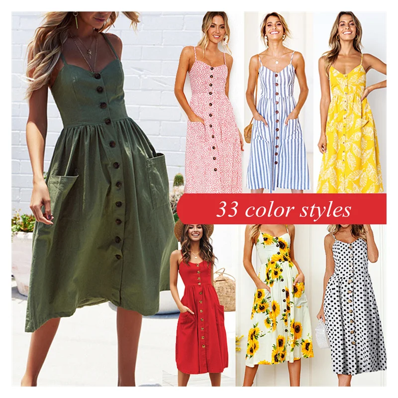 
2021 cloth trendy dress fashion women vintage wear wholesale spring summer clothing casual dresses 