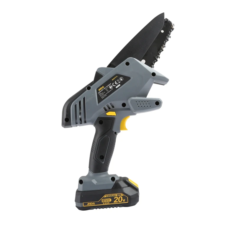 20V handheld mini chainsaw with battery Hand chain saw for cutting trees