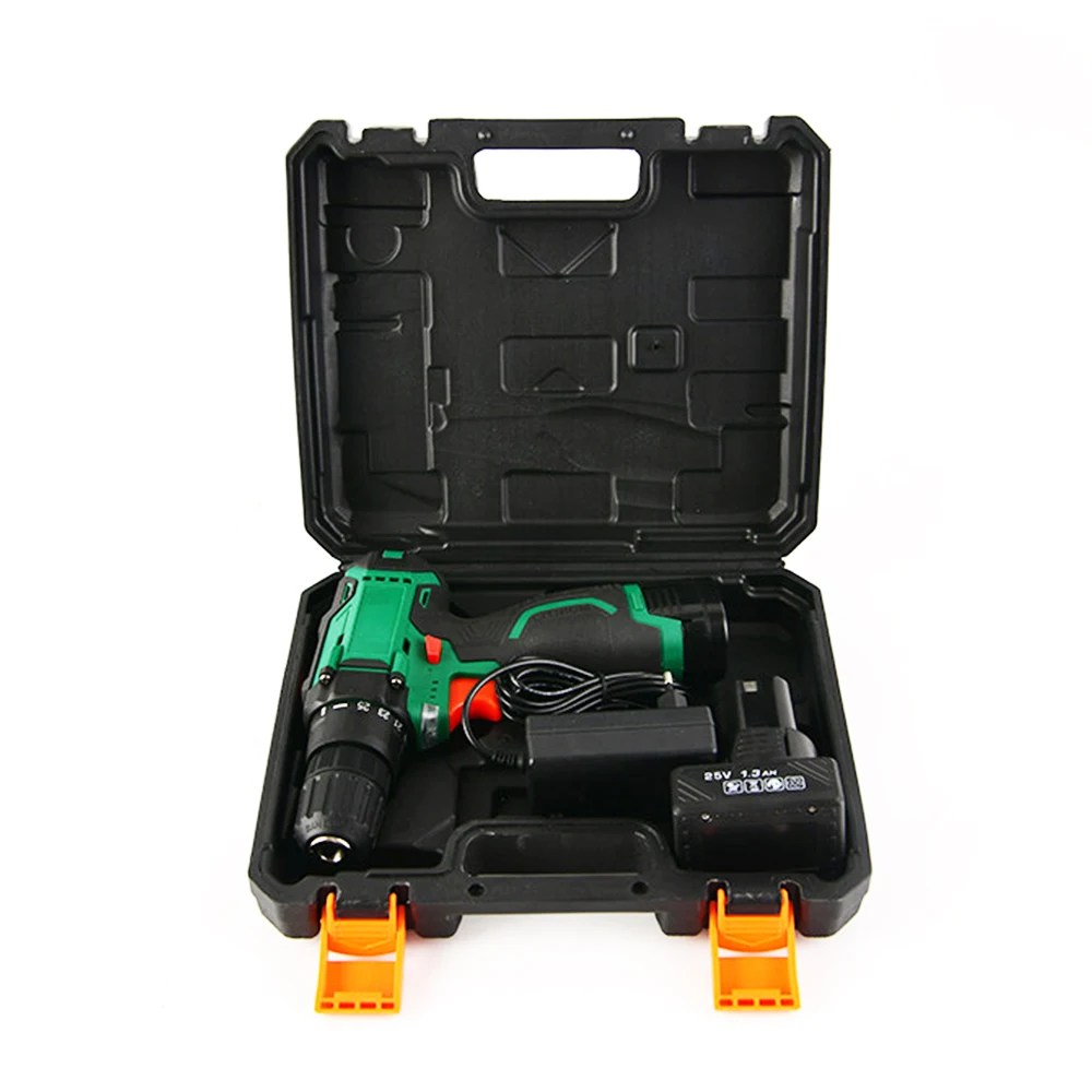 Wholesale Electric Lithium Battery Driver 24v Wireless Drills Rotary Cordless Impact Drill Power Tools Drill Set Electricity 2kg