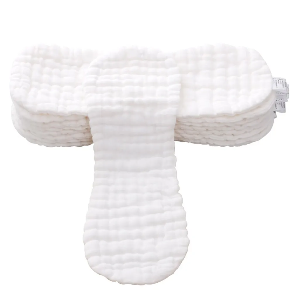Cotton Reusable Nappy Inserts Washable Cloth Nappy Diaper Cover Wrap Liners