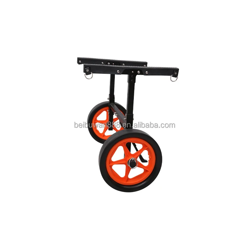 Kayak Cart Dolly Wheels Trolley Kayaking Accessories Transport Canoe Fishing Jon Boat Carrier