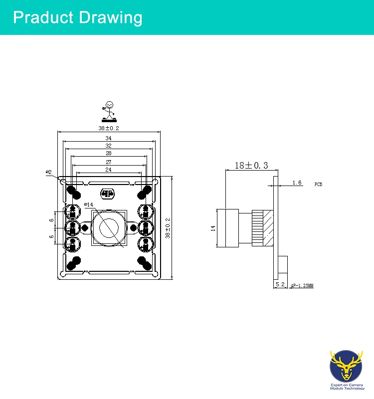 Customizable 8mp 5mp 4g 64mp 4k drone optical passport scanner lens video uv medical manufacturers usb sunny camera module