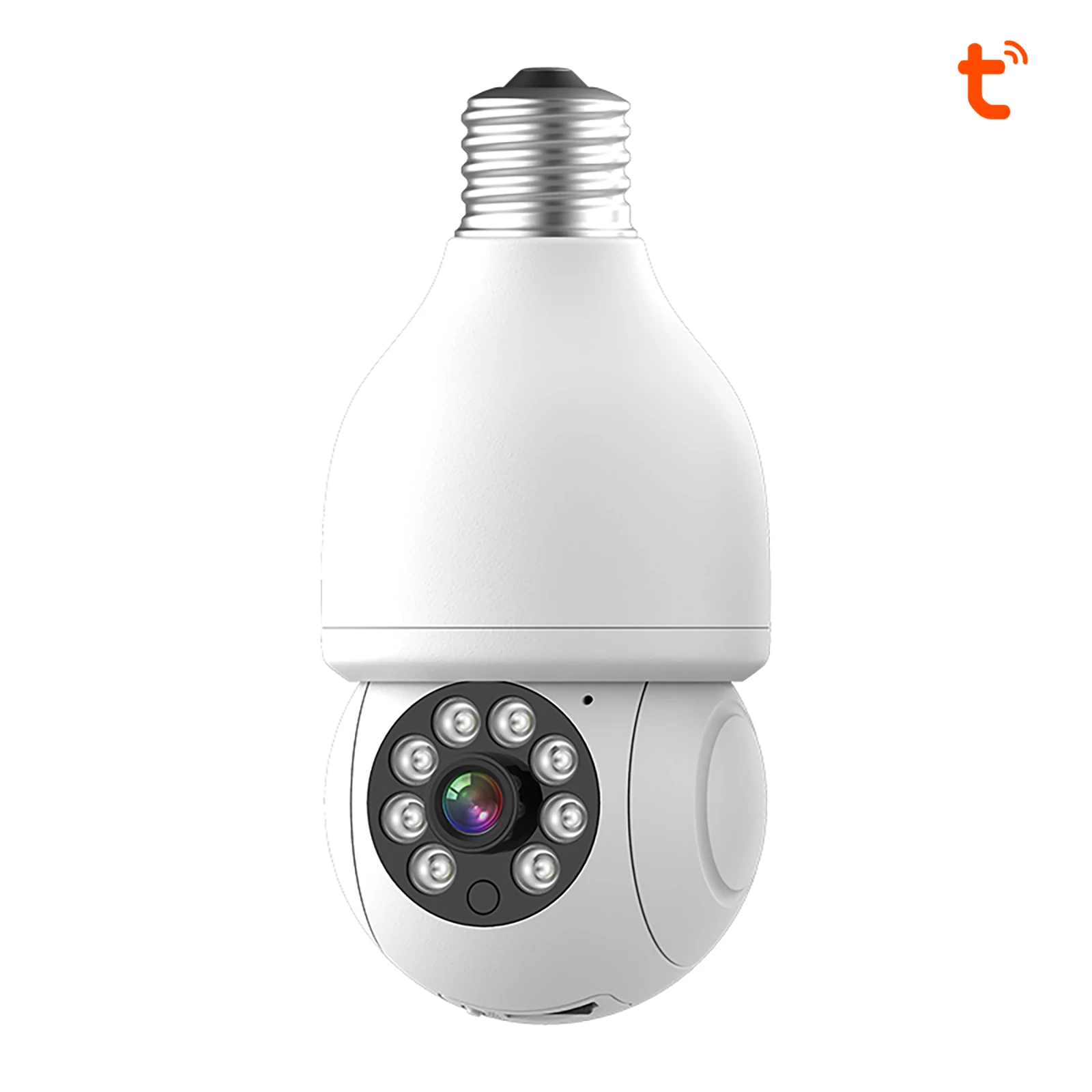 Tuya 3MP/4MP Night Vision  Human Tracking Indoor Security Camera Bulb Camera 360 degree Light bulb camera with cloud storage