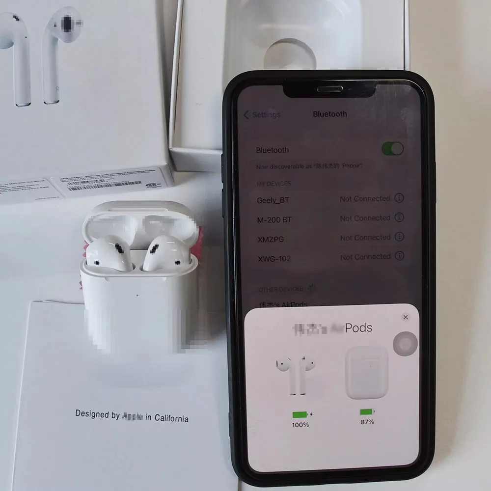 Warehouse US Chile 1:1 Original Tws Anc Air Gen 2 Generation 3 pro Airoha 1562a 1536u Pods Headphones Earphones