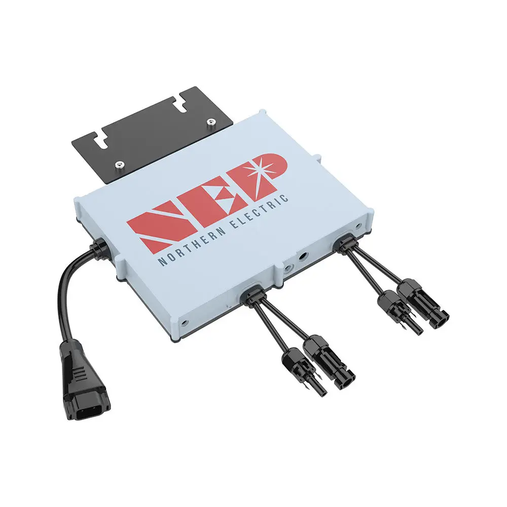 New Design Smart Grid Tie Solar Micro Inverter WiFi Communication MPPT Pure Sine Wave Microinverter Nep BDM-800 in Stock