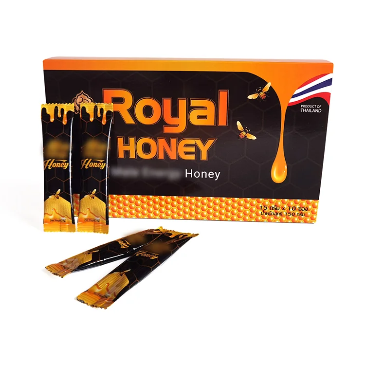 Wholesale honey under its own brand benefits men with natural high-quality honey sachets