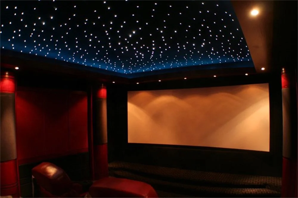 CUSTOM FIBRE OPTIC STAR CEILINGS for Home theatres or Living room,fiber optic light ceiling panels