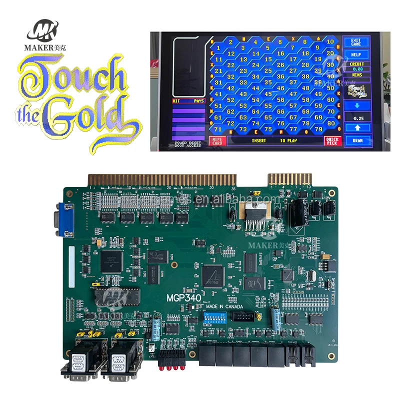 Maker High Profit High Return Most Popular Touch The Gold Motherboard PCB Kits Factory Customized In Stock Skill Game