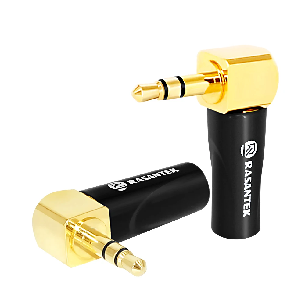 3.5mm stereo jack right angle plug for headphone